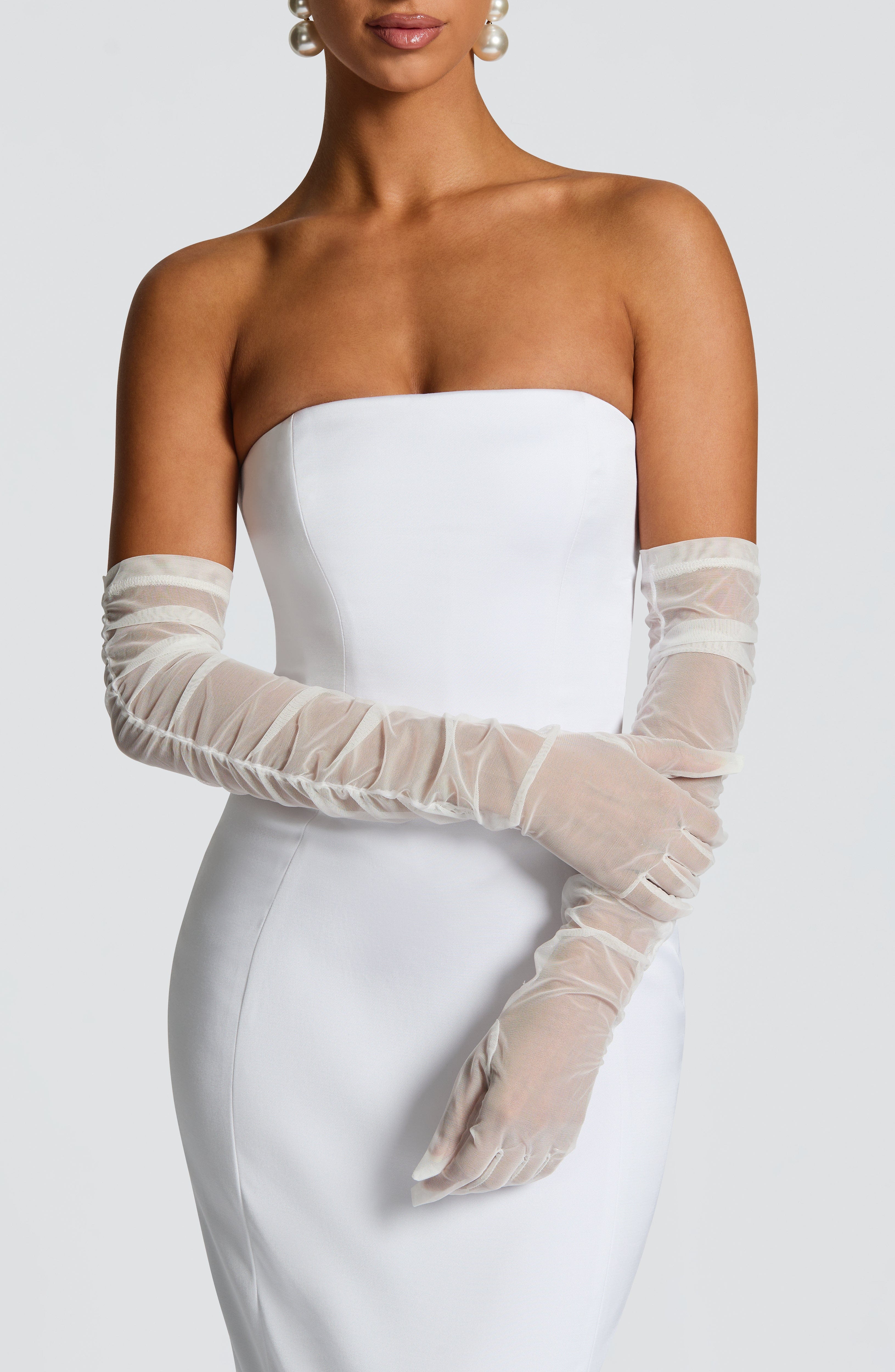 Ada Gloves - Ivory Accessories Babyboo Fashion Premium Exclusive Design