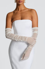 Ada Gloves - Ivory Accessories Babyboo Fashion Premium Exclusive Design