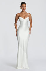 Amorette Maxi Dress - Ivory Dress XS Babyboo Fashion Premium Exclusive Design
