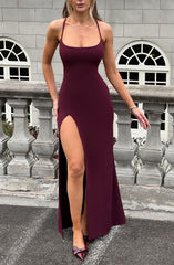 Beatrix Maxi Dress - Cherry Lacquer Dress XS Babyboo Fashion Premium Exclusive Design