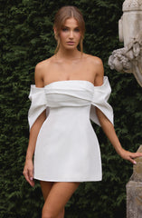 Briella Mini Dress - Ivory Dress Babyboo Fashion Premium Exclusive Design