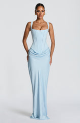 Cornelia Maxi Dress - Baby Blue Dress Babyboo Fashion Premium Exclusive Design