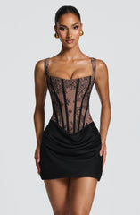 Cornelia Mini Dress - Black Lace Dress XS Babyboo Fashion Premium Exclusive Design