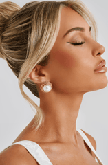 Davina Earrings - Gold Accessories ONE SIZE Babyboo Fashion Premium Exclusive Design