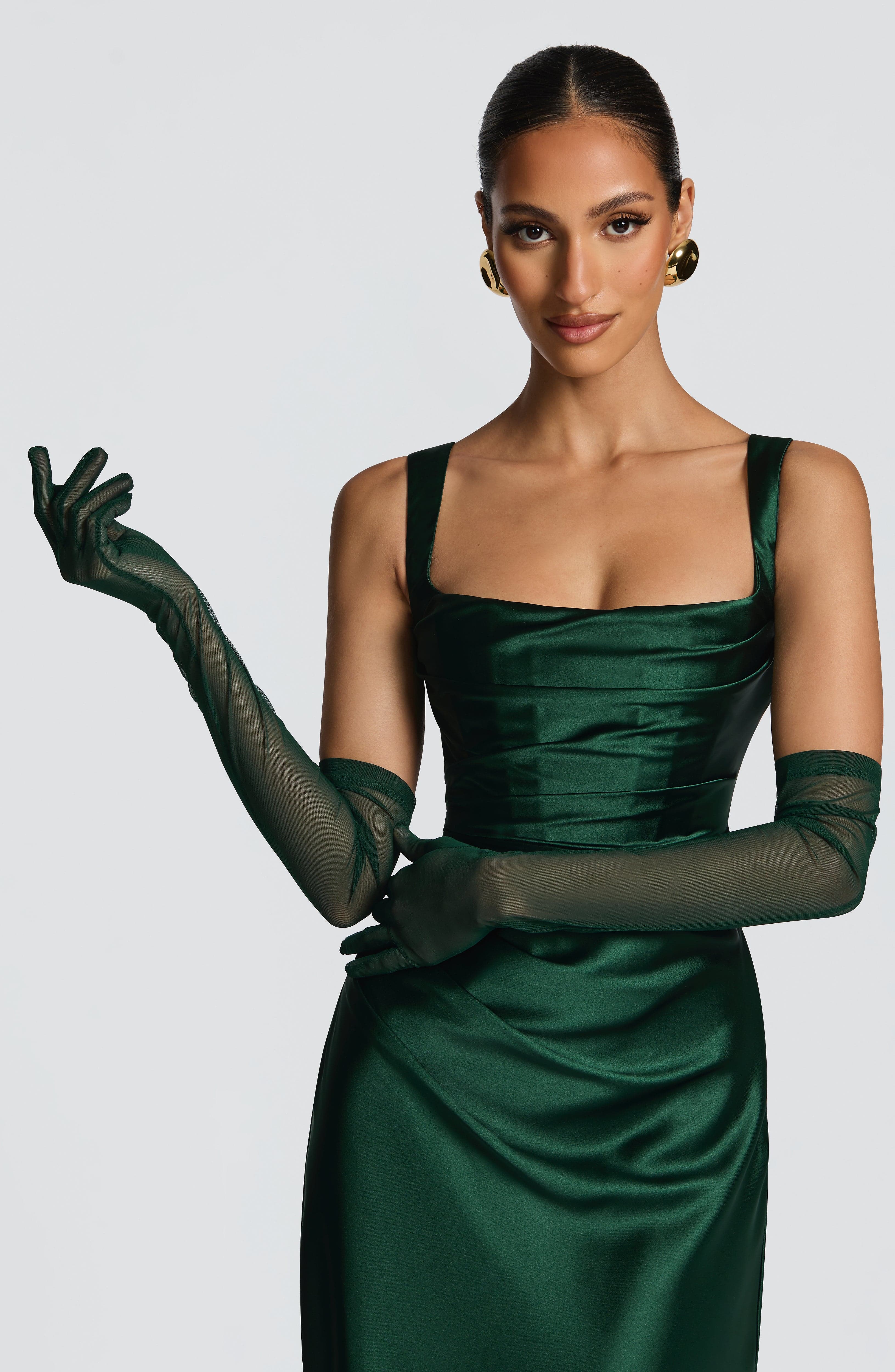 Eli Gloves - Emerald Accessories Babyboo Fashion Premium Exclusive Design