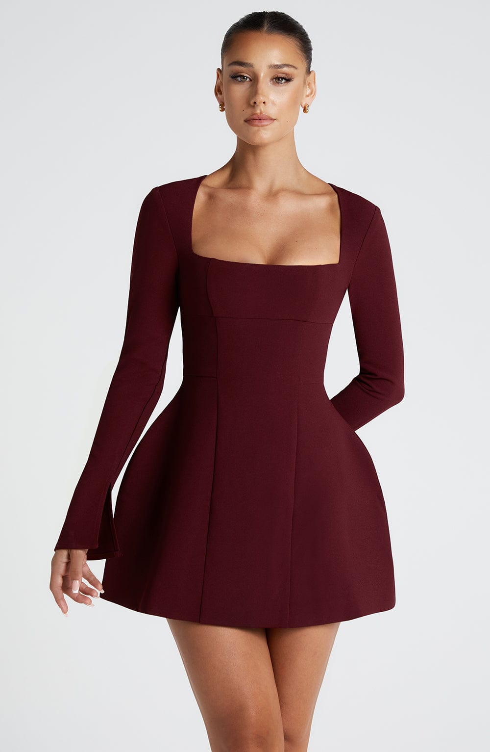 Esme Mini Dress - Cherry Lacquer Dress Babyboo Fashion Premium Exclusive Design