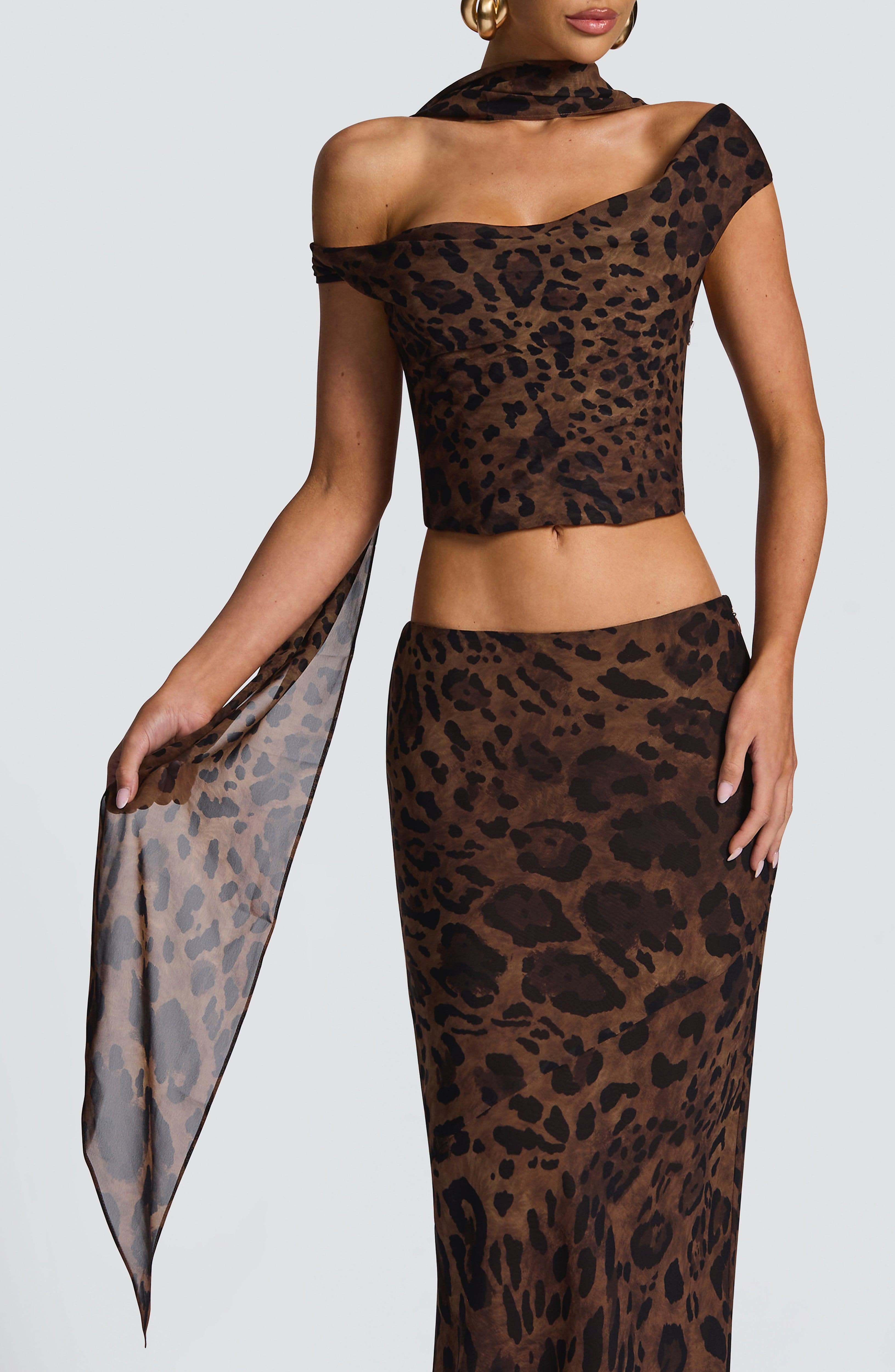 Freda Scarf - Leopard Print Accessories ONE SIZE Babyboo Fashion Premium Exclusive Design
