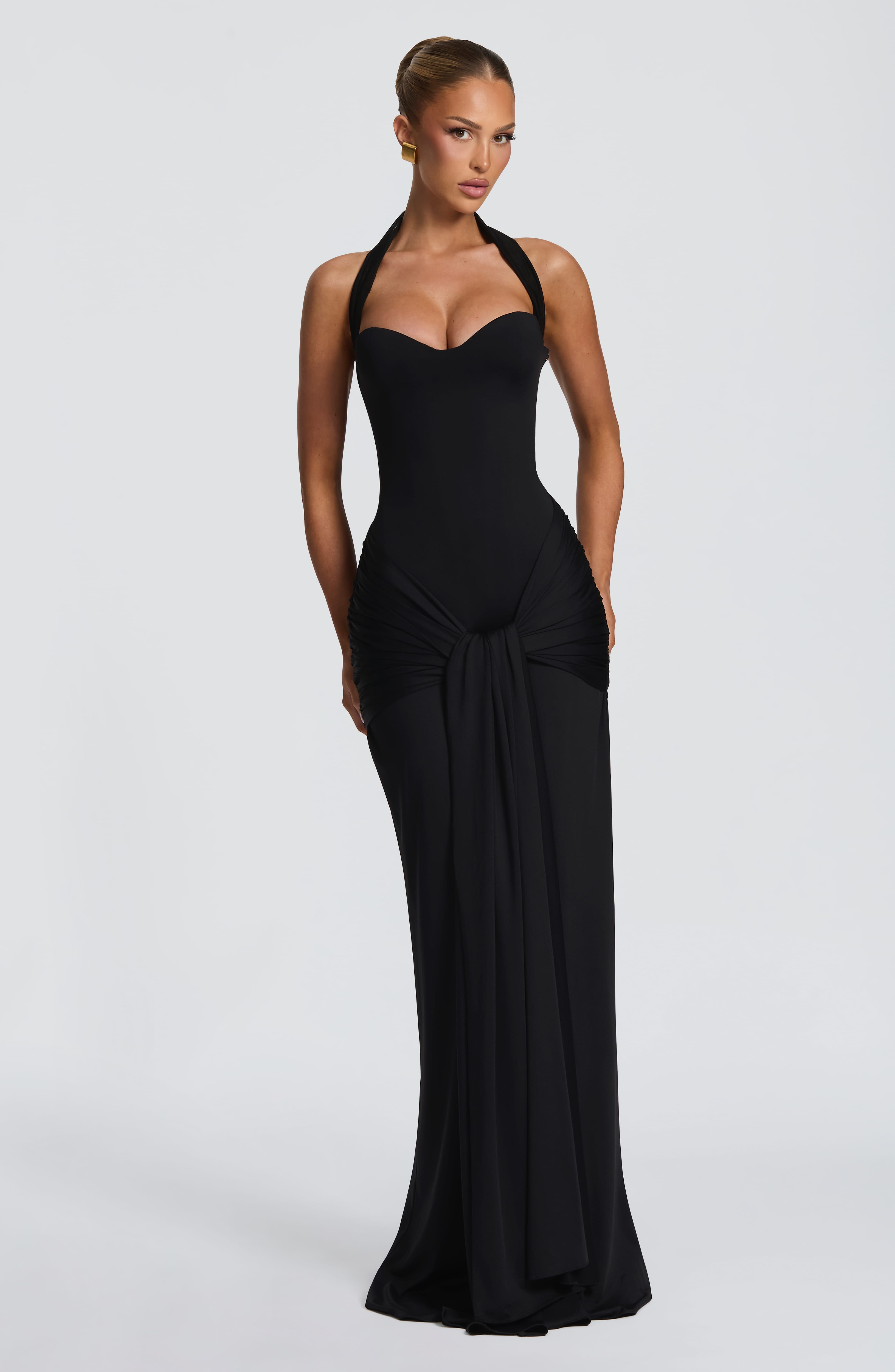 Gia Maxi Dress - Black Dress XS Babyboo Fashion Premium Exclusive Design
