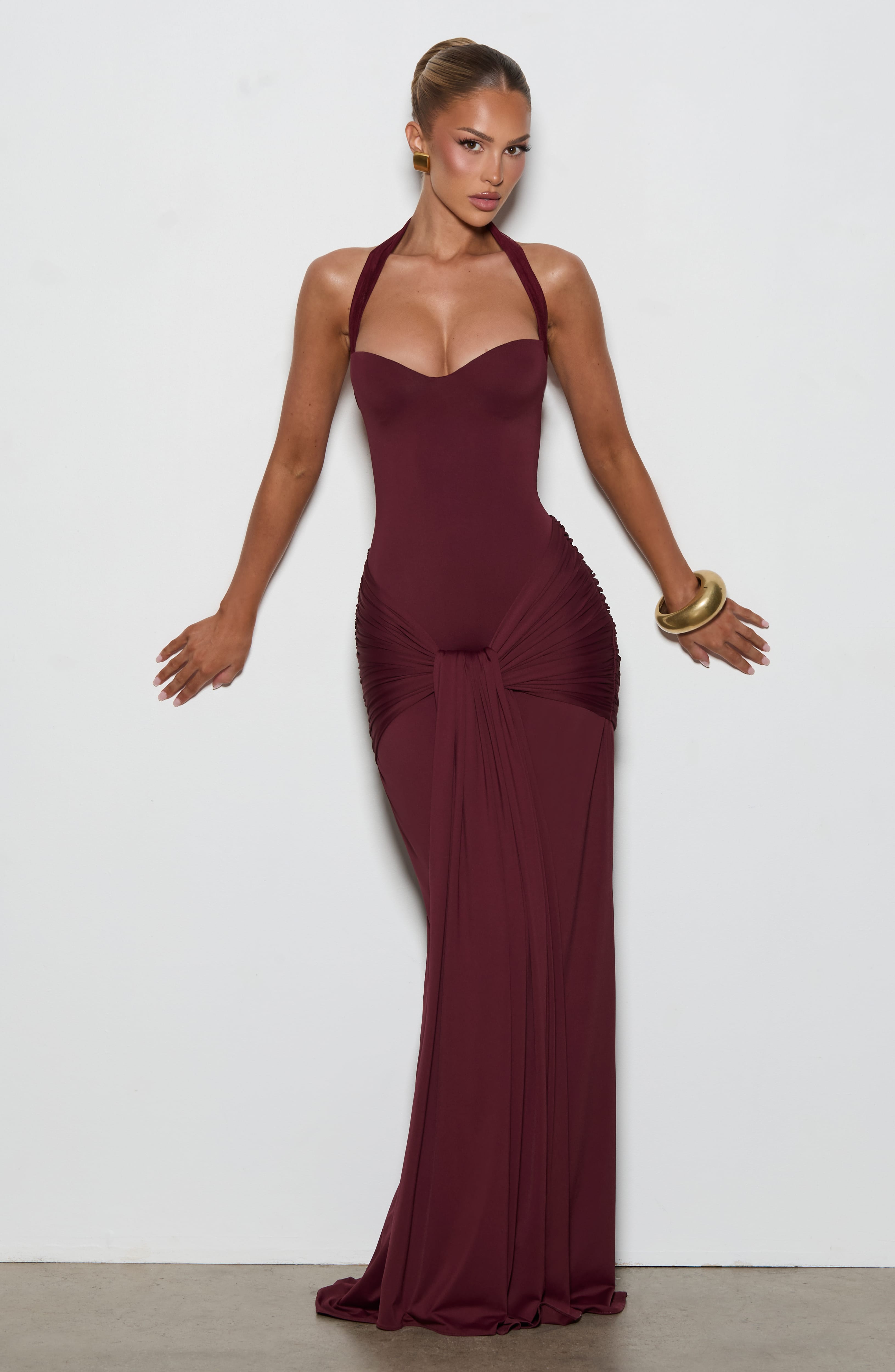 Gia Maxi Dress - Cherry Lacquer Dress XS Babyboo Fashion Premium Exclusive Design