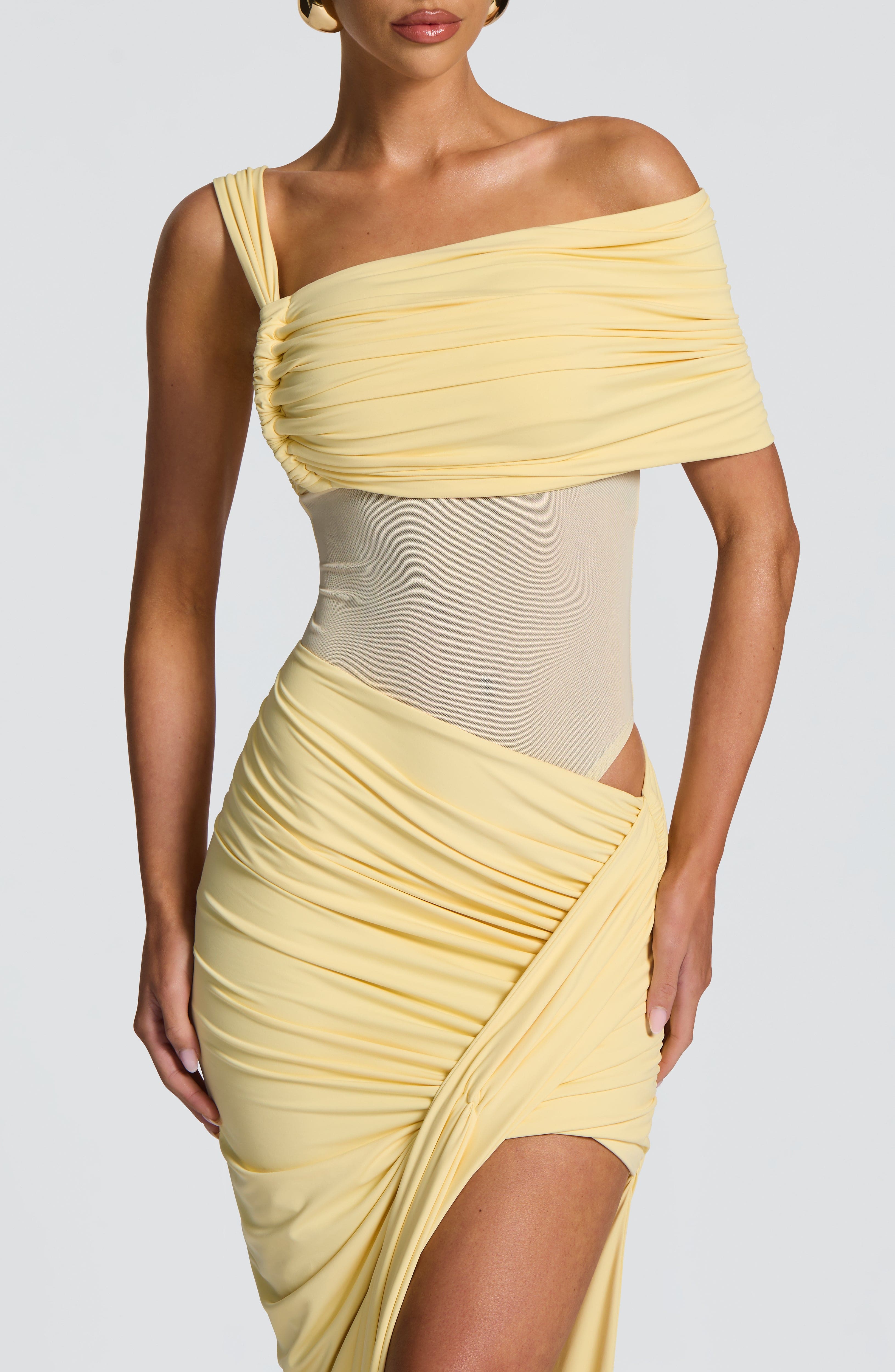 Henrietta Maxi Skirt - Lemon Skirt Babyboo Fashion Premium Exclusive Design