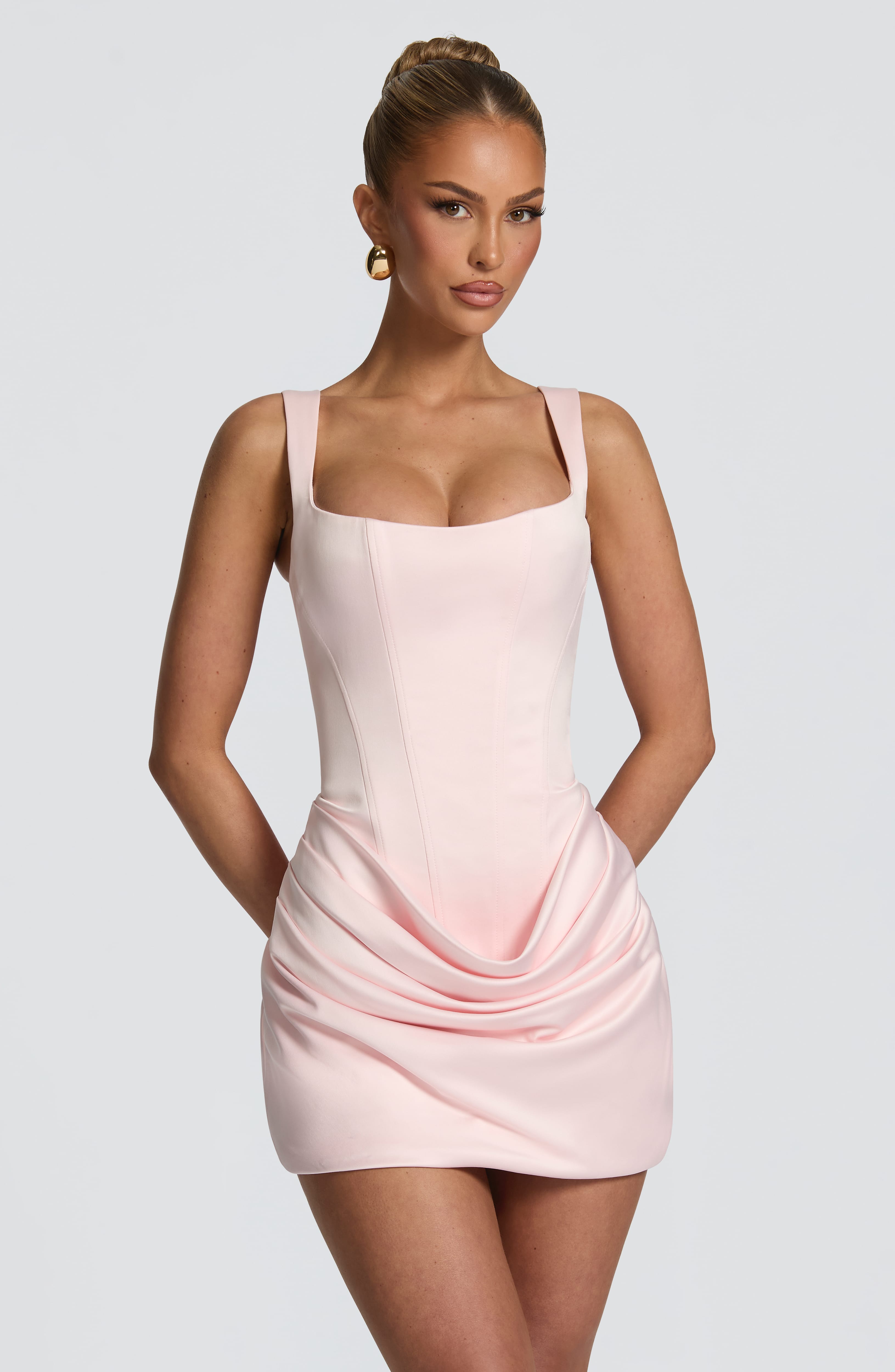 Imogen Mini Dress - Blush Dress XS Babyboo Fashion Premium Exclusive Design
