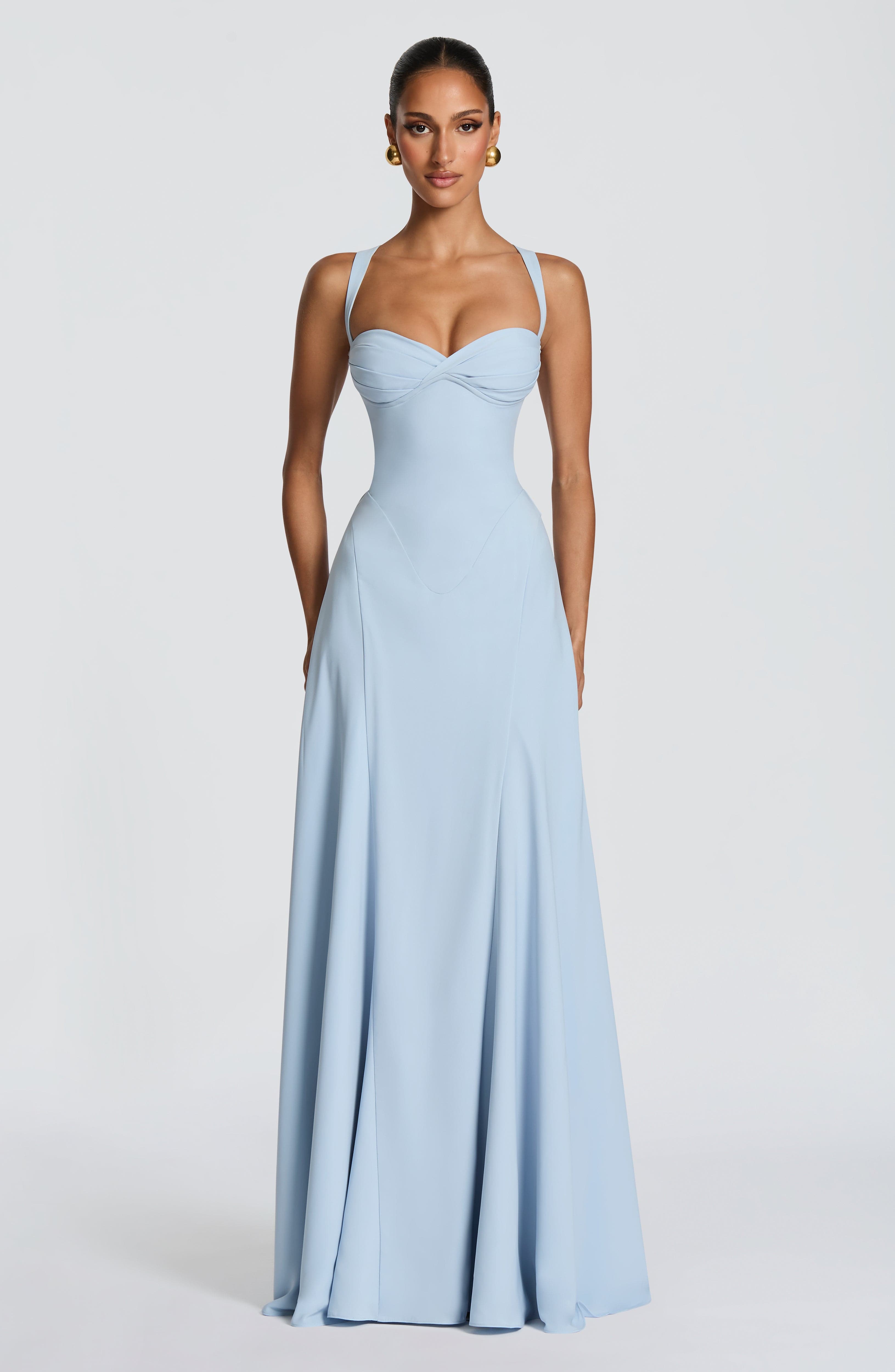 Irie Maxi Dress - Glacier Blue Dress XS Babyboo Fashion Premium Exclusive Design