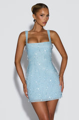 Julissa Mini Dress - Glacier Blue Dress XS Babyboo Fashion Premium Exclusive Design