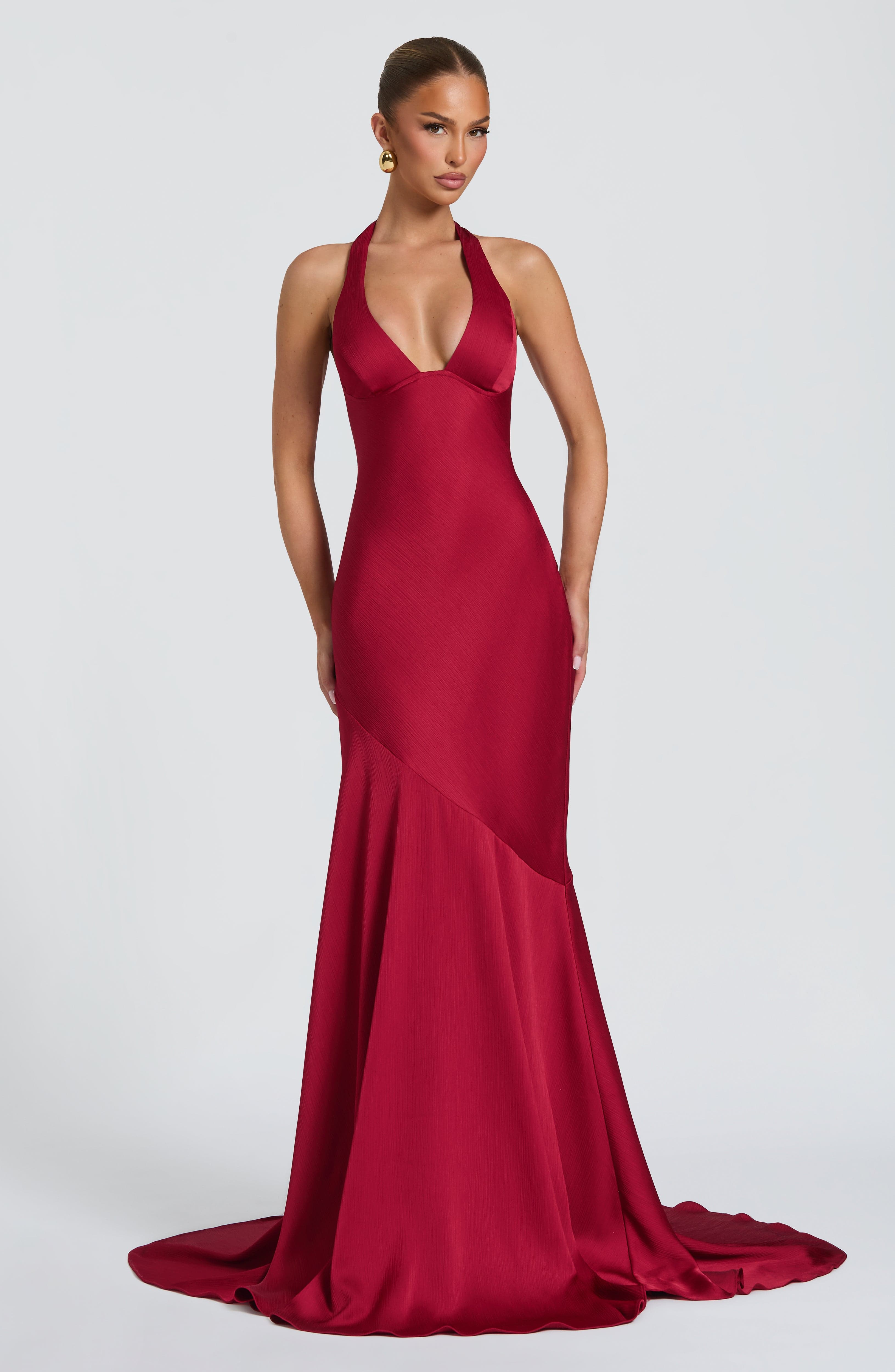 Kirsten Gown - Berry Dress Babyboo Fashion Premium Exclusive Design