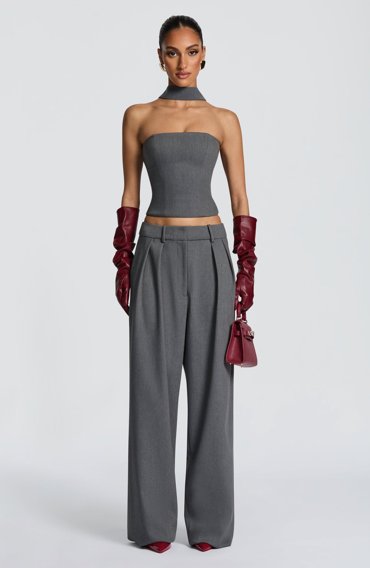 Kirsty Pants - Grey Marl