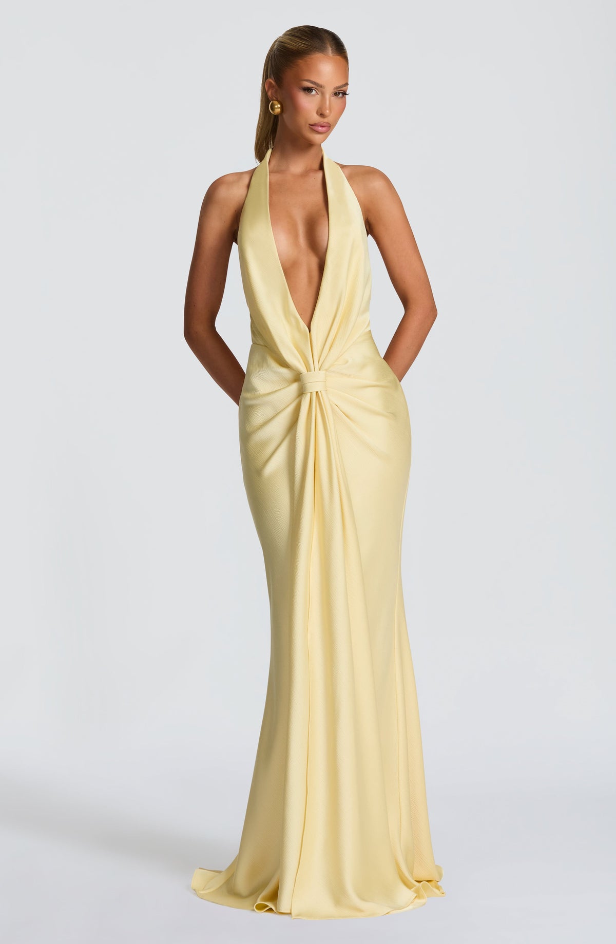 Linette Gown - Lemon Dress Babyboo Fashion Premium Exclusive Design