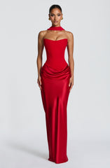 Maggie Maxi Dress - Red Dress Babyboo Fashion Premium Exclusive Design