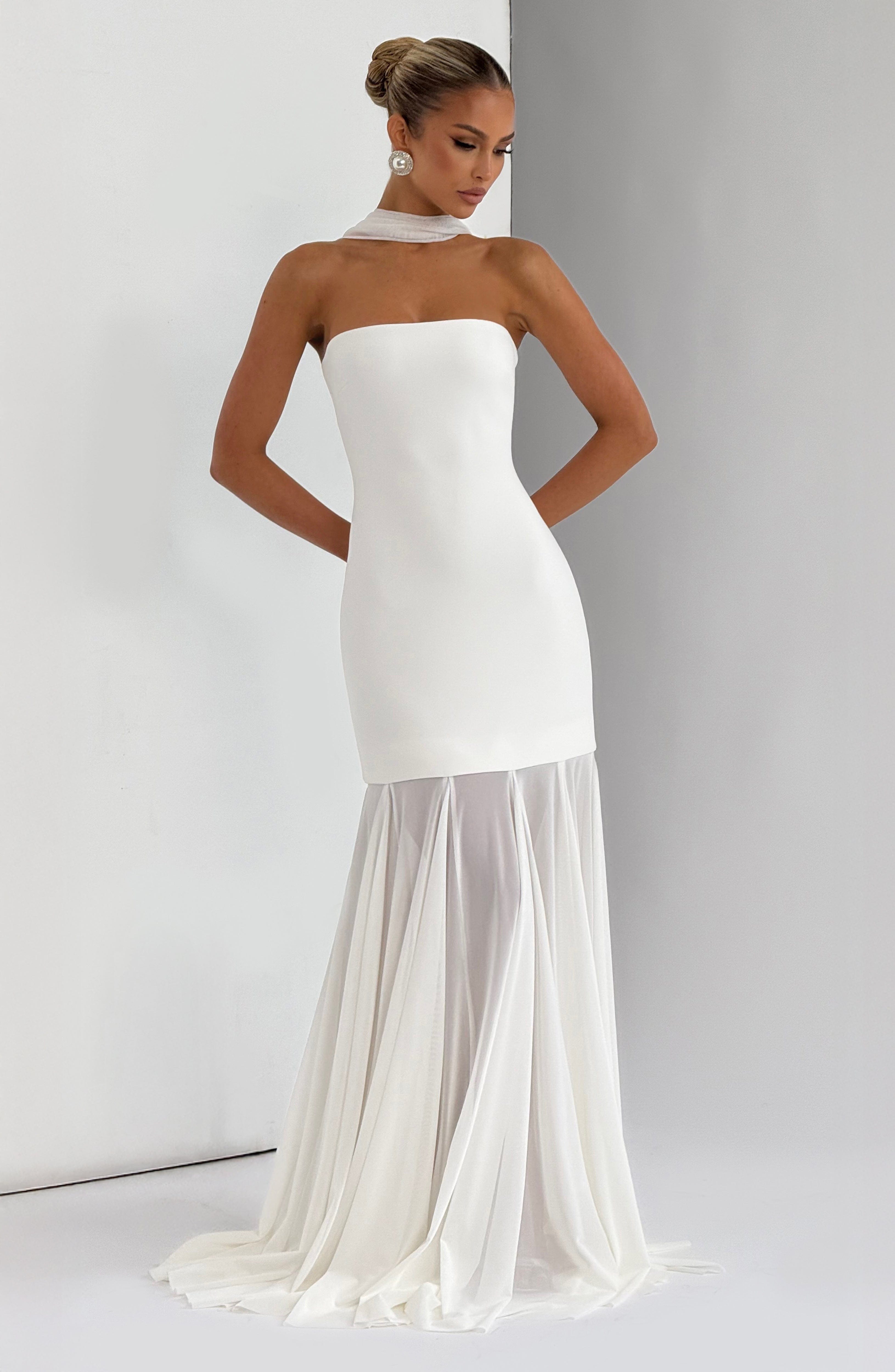 Merritt Gown - Ivory Dress Babyboo Fashion Premium Exclusive Design