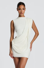 Mireya Mini Dress - Ivory Dress XS Babyboo Fashion Premium Exclusive Design