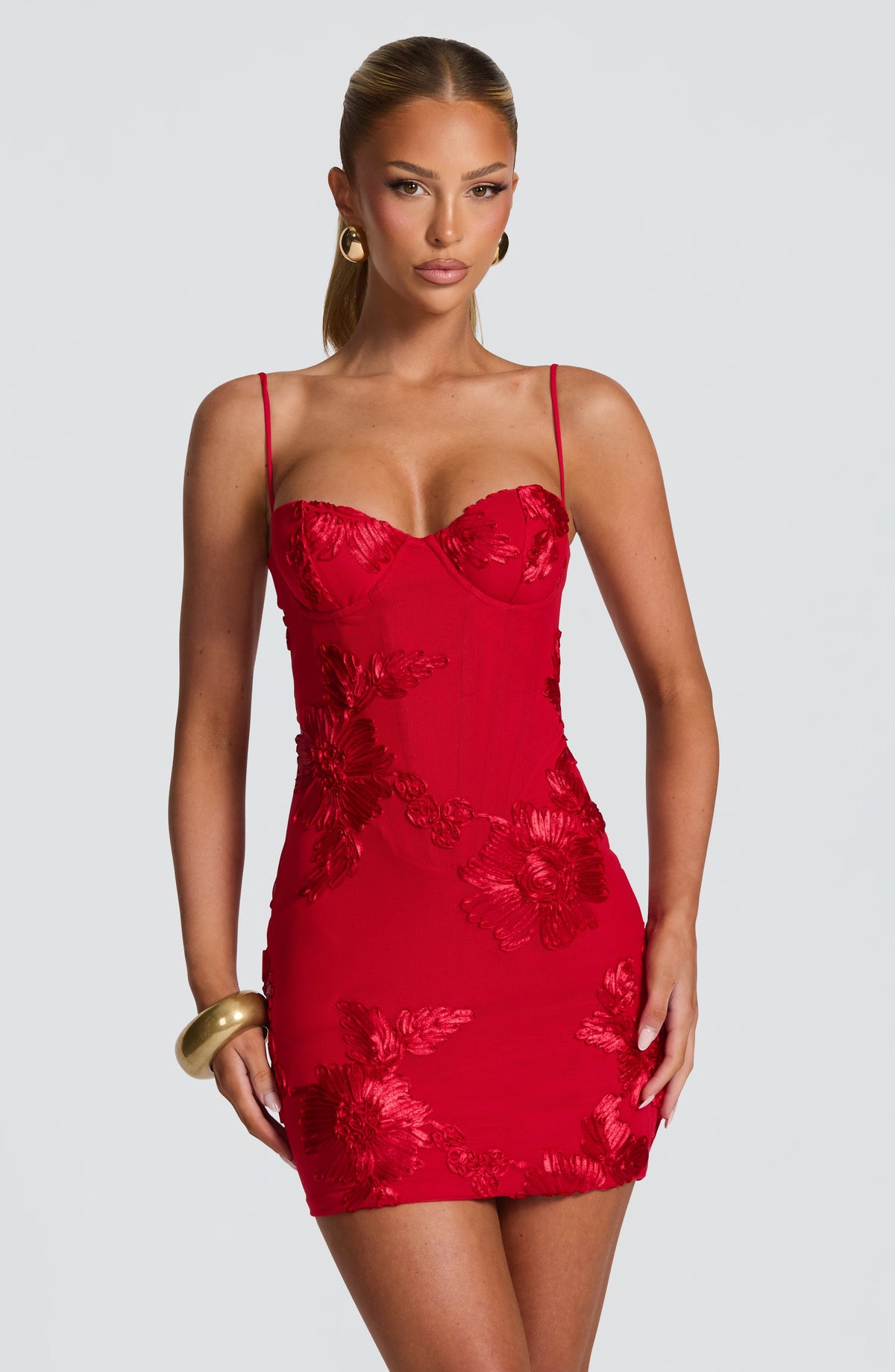 Nefertiti Mini Dress - Red Dress Babyboo Fashion Premium Exclusive Design
