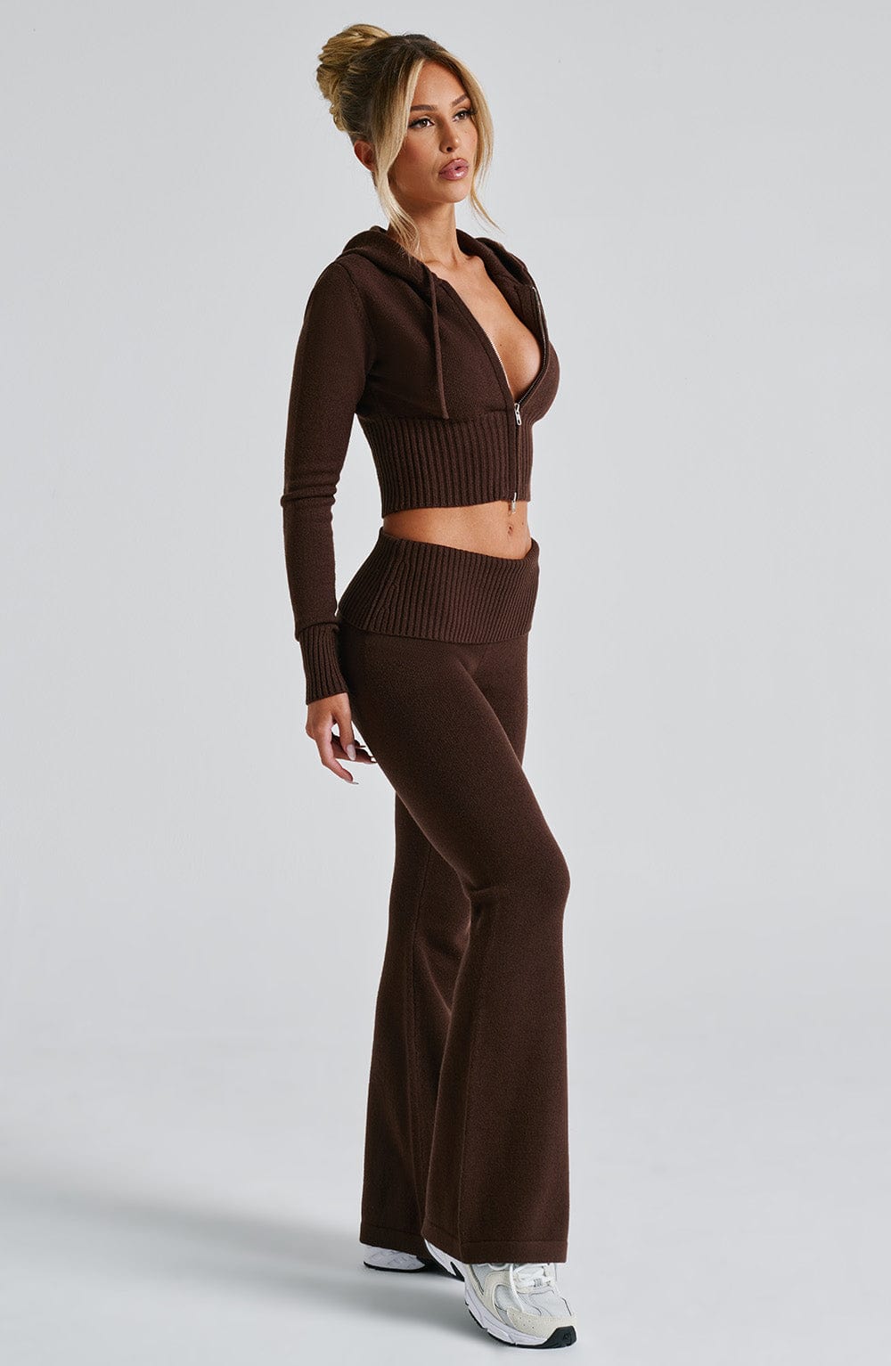 Portia Knit Pants - Chocolate Pants Babyboo Fashion Premium Exclusive Design