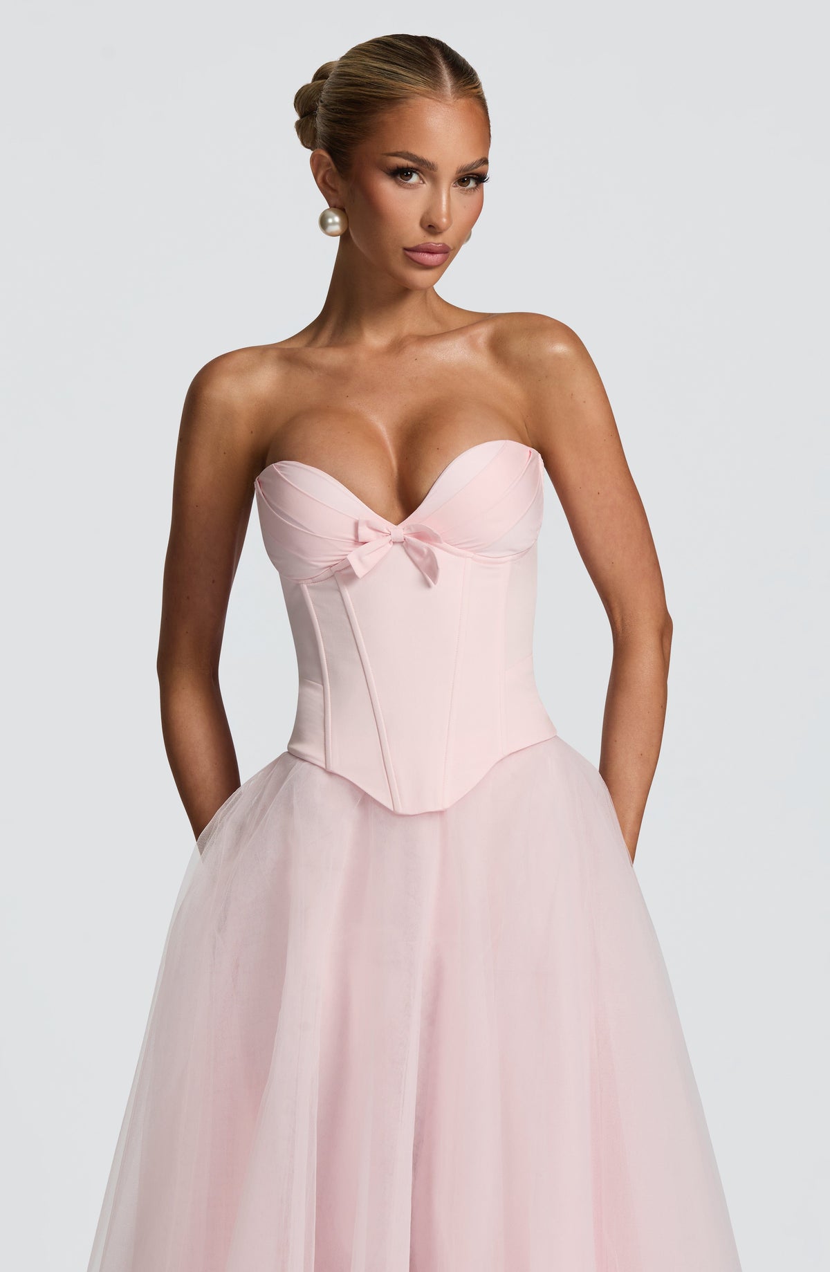 Prim Corset - Blush Tops Babyboo Fashion Premium Exclusive Design