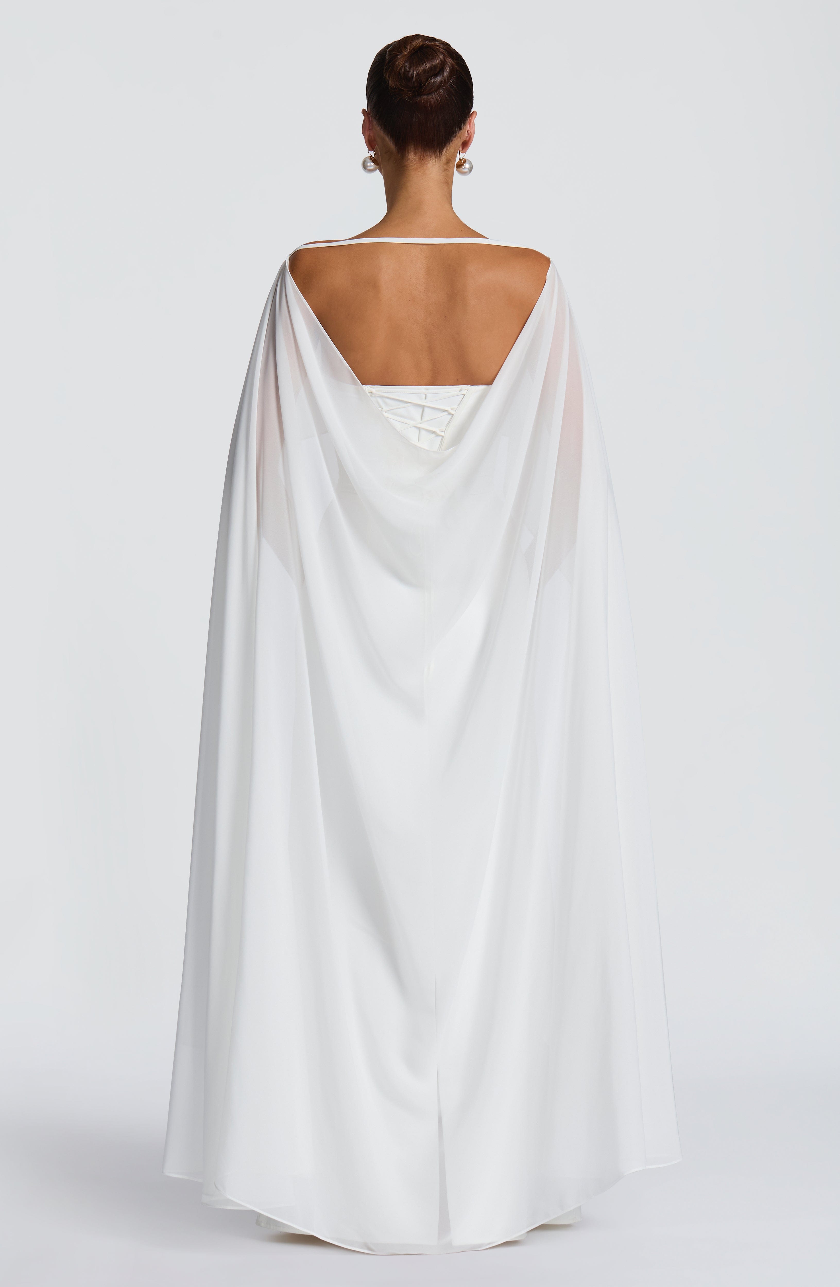 Romy Cape - Ivory Accessories ONE SIZE Babyboo Fashion Premium Exclusive Design