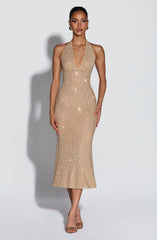 Sonora Midi Dress - Gold Dress Babyboo Fashion Premium Exclusive Design