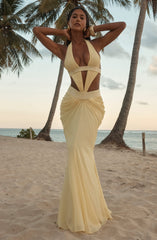 Sophie Maxi Dress - Lemon Dress XS Babyboo Fashion Premium Exclusive Design