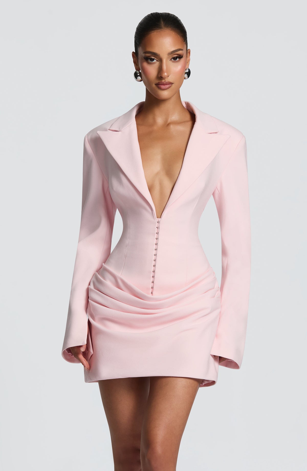 Susie Mini Dress - Blush Dress XS Babyboo Fashion Premium Exclusive Design