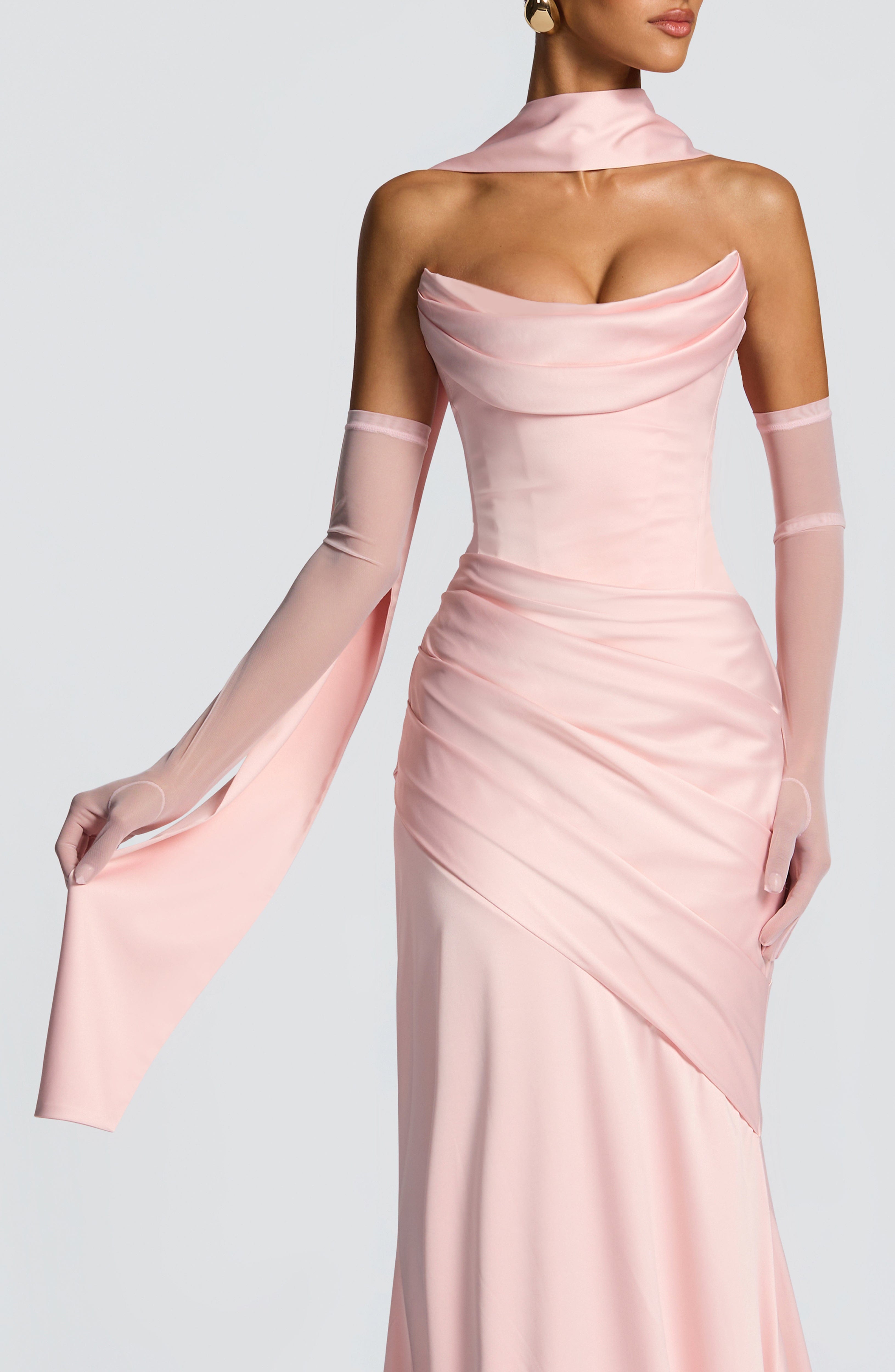 Sybil Scarf - Blush Accessories ONE SIZE Babyboo Fashion Premium Exclusive Design