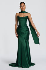 Sybil Scarf - Emerald Accessories ONE SIZE Babyboo Fashion Premium Exclusive Design