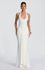 Veneda Maxi Dress - Ivory Dress Babyboo Fashion Premium Exclusive Design