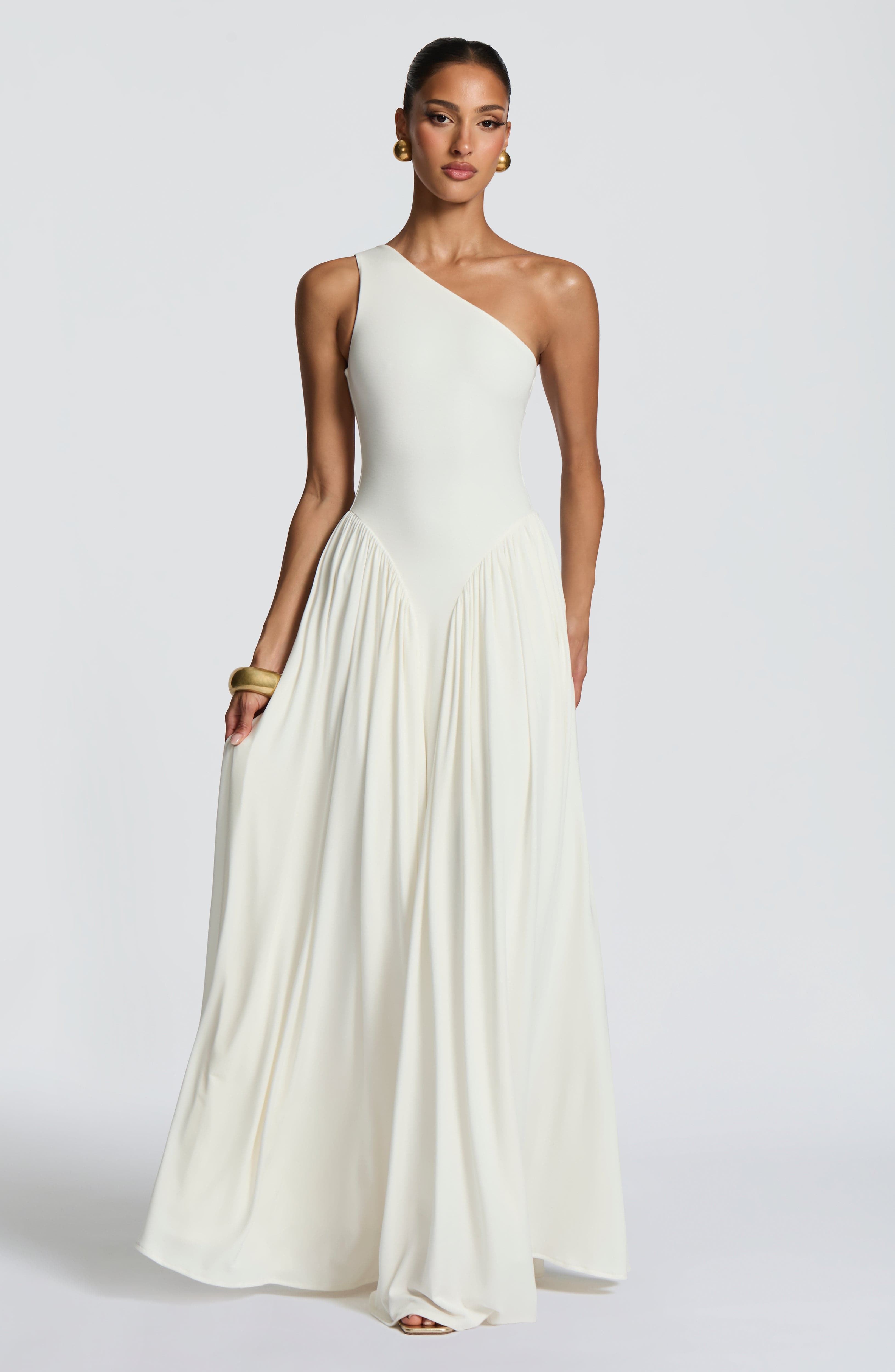 Vespera Maxi Dress - Ivory Dress XS Babyboo Fashion Premium Exclusive Design