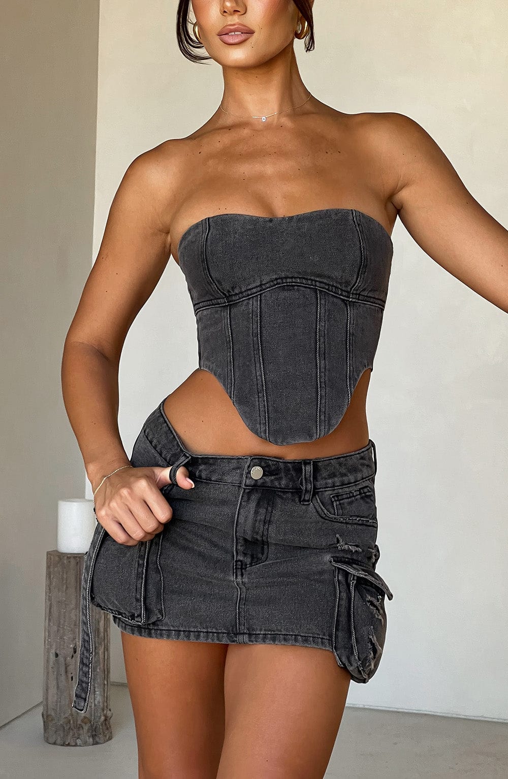 Yasie Corset - Black Tops Babyboo Fashion Premium Exclusive Design