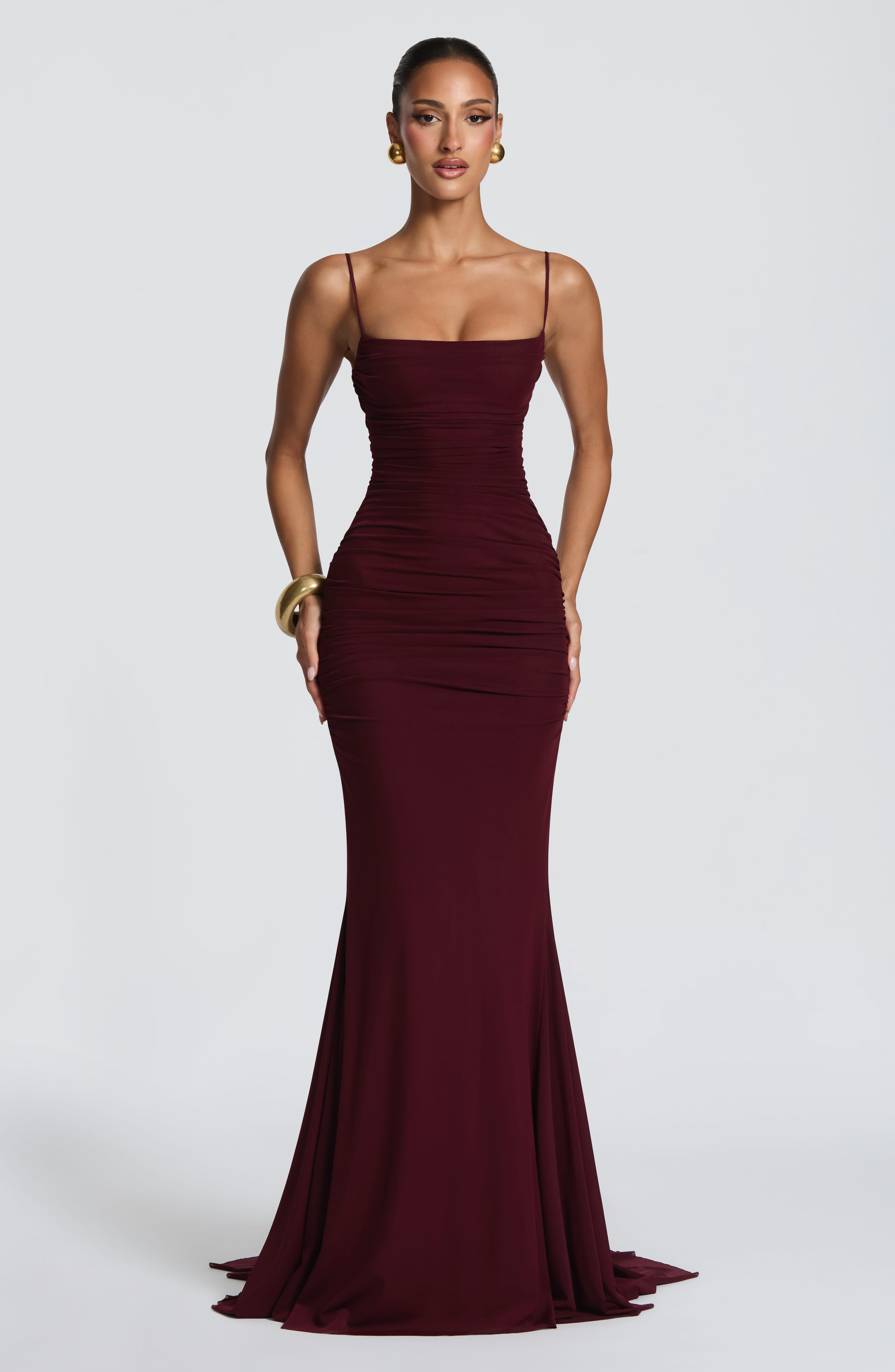 Zaria Gown - Cherry Lacquer Dress XS Babyboo Fashion Premium Exclusive Design