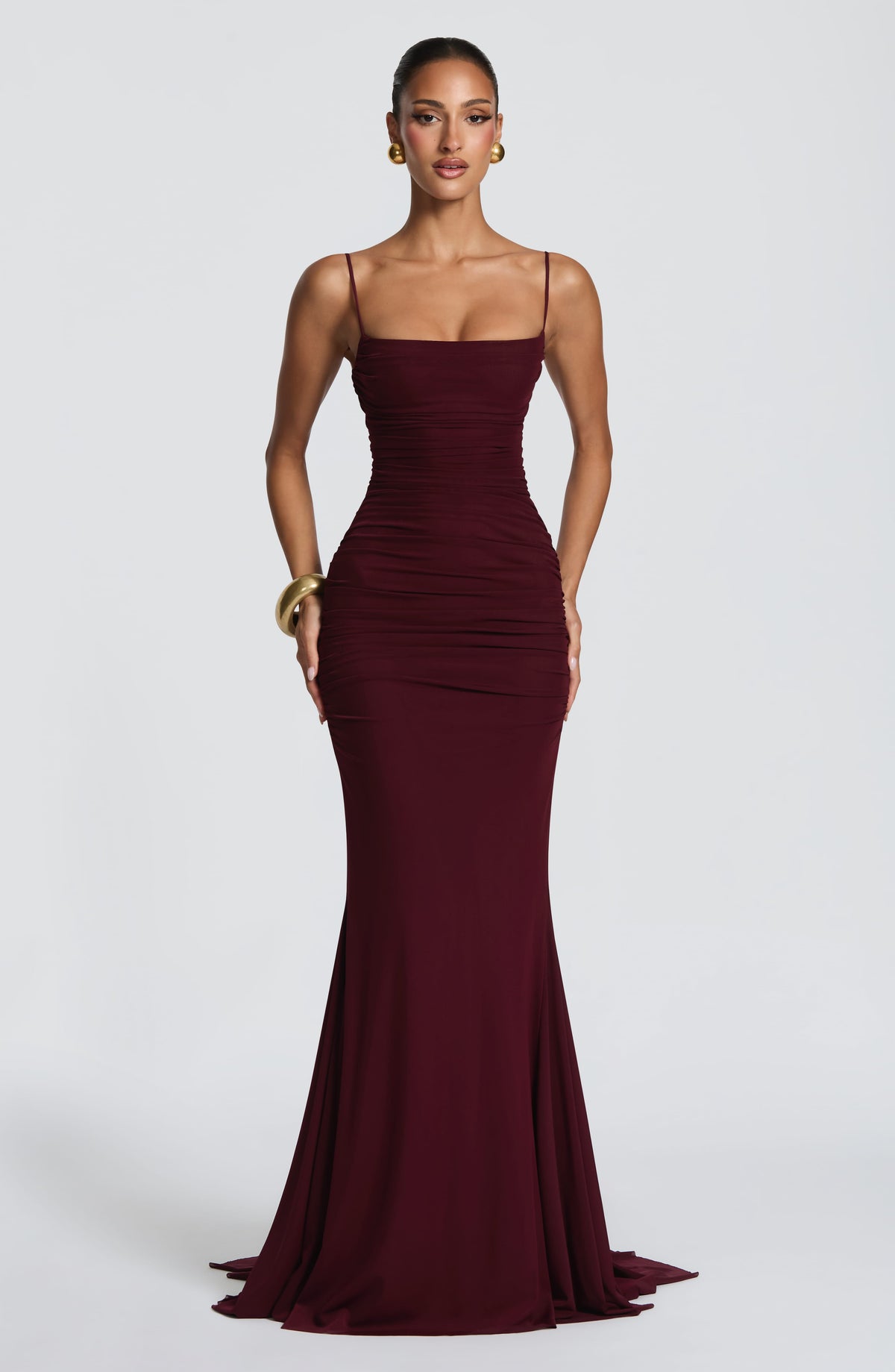 Zaria Gown - Cherry Lacquer Dress XS Babyboo Fashion Premium Exclusive Design